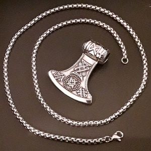 NEW Large 316L Stainless Steel Viking Axe…